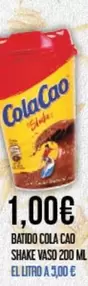 Cola Cao - Batido Shake Vaso