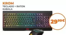 Krom - Teclado + Raton Kabala