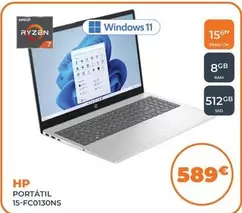 HP - Portátil 15-fc0130ns
