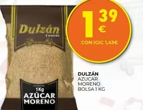 Dulzán - Azucar Moreno Bolsa