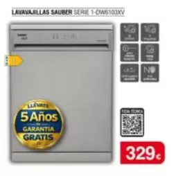 Sauber - Lavavajillas Serie 1-dw610eixv