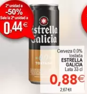 Estrella Galicia - Cerveza 0.0% Tostada