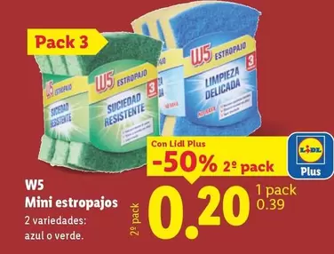 W5 - Mini Estropajos