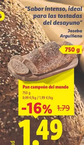 Pan Campeon Del Mundo