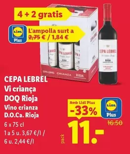 Cepa Lebrel - Cepa Vi Crianca DOQ Rioja