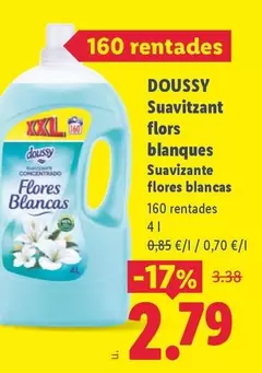 Doussy - Suavitzant Flores Blancas