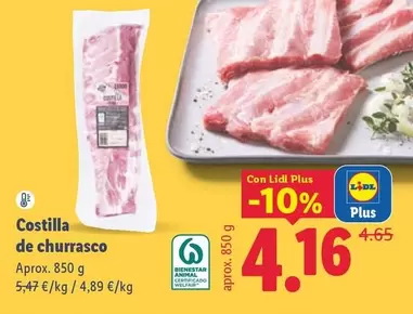 Costilla De Churrasco