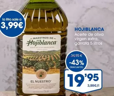 Hojiblanca - Aceite De Oliva Virgen Extra