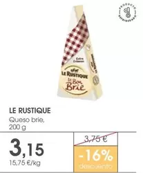 Le Rustique - Queso Brie