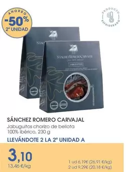 Sánchez Romero Carvajal - Jabuguitos Chorizo De Bellota