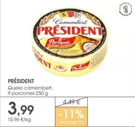 Président - Queso Camembert