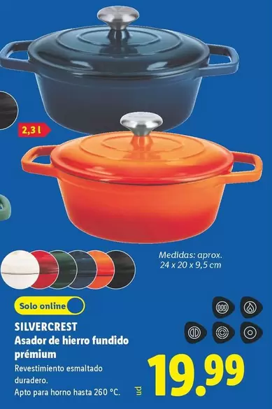 SilverCrest - Asador De Hierro Fundido Premium