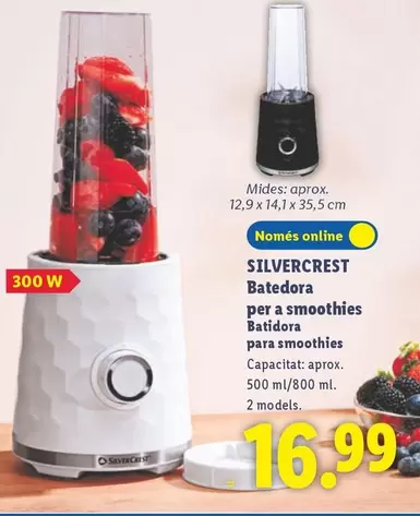 SilverCrest - Batedora Per A Smoothies Batidora