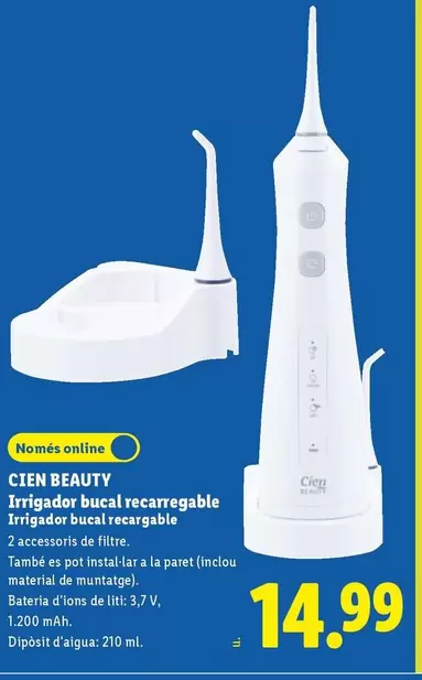 Cien - Irrigador Bucal Recarregable