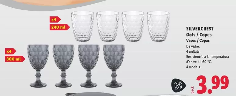 SilverCrest - Vasos/Copas