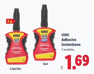 Uhu - Adhesivo Instantaneo