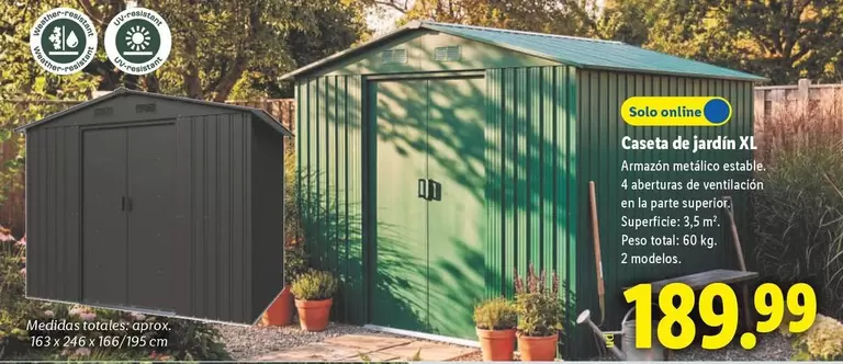 Caseta De Jardin Xl