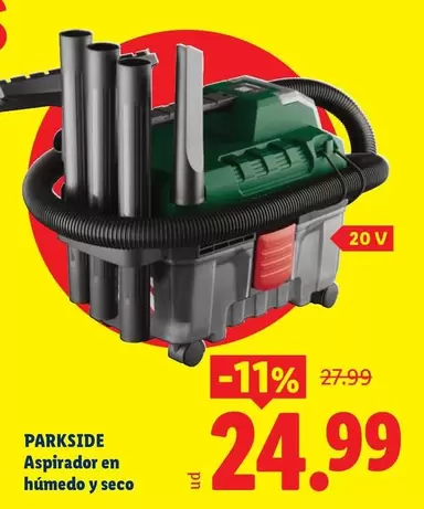 Parkside - Aspirador En Humedo Y Seco