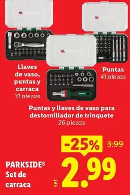 Parkside - Set De Carraca