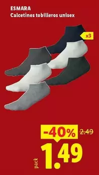 Esmara - Calcetines Tobilleros Unisex