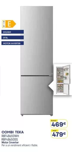 Teka - Combi Blanco RBF48650WH/Inox RBF4865OSS