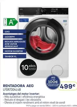 Aeg - Rentadora LFSR7304L4B