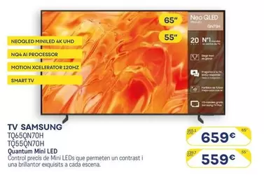 Samsung - Tv 55"/65" NEOQLED Miniled 4K UHD Smart TQ55QN70H/TQ65QN70H