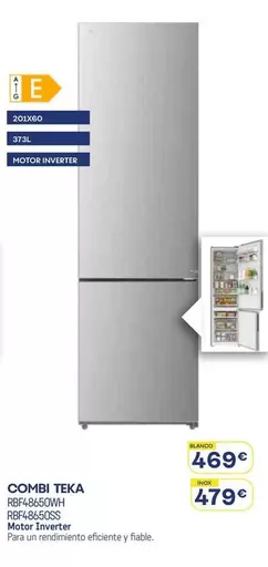 Teka - Combi RBF48650WH, RBF48650SS