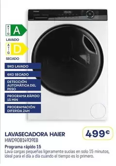 Haier - Lavasecadora 