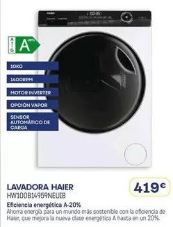 Haier - Lavadora 