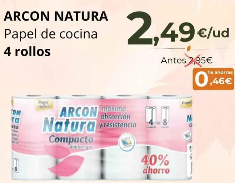 Natura - Papel De Cocina 4 Rollos