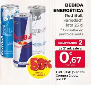 Red Bull - Bebida Energetica