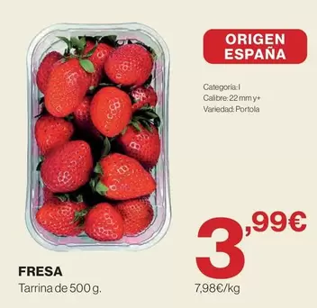 origen - Fresa