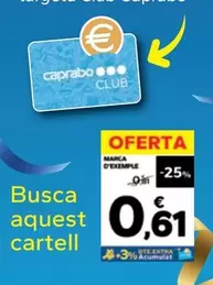 Caprabo - Busca Aquestre Cartell