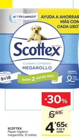 Scottex - Paper Higiènic Megarotlle