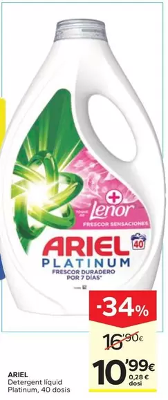 Ariel - Detergent Liquid Platinum