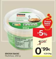 Eroski Basic - Hummus