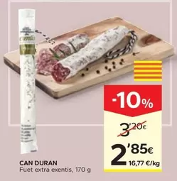 Can Duran - Fuet Extra Exentis