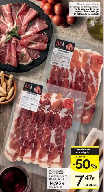 Montaraz - Espatlla Iberica De Gla