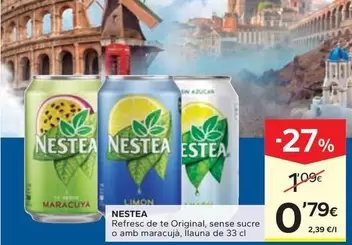 Nestea - Refresco De Te Original, Sense Sucre O Amb Maracuja, Llauna