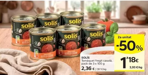Solís - Formatge Fregic Casolà