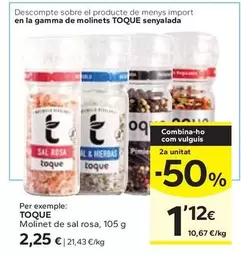 Toque - Molinet De Sal Rosa