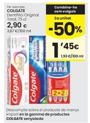 Colgate - Dentifrici Original Total