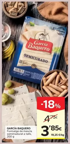 García Baquero - Formatge De Mescla Semimadurat A Talls