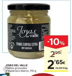 Joyas Del Valle - Puntes Gruixudes D'esparrecs Blancs