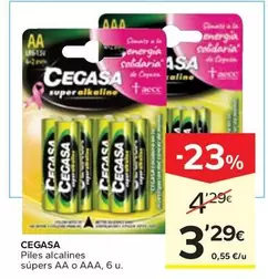 Cegasa - Piles Alcalines Supers AAA