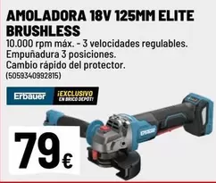 Elite - Amoladora 18v 125mm