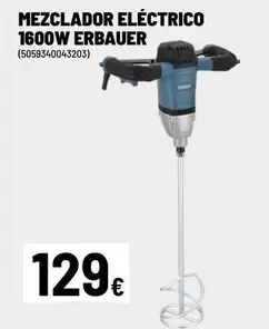Erbauer - Mezclador Eléctrico 1600w