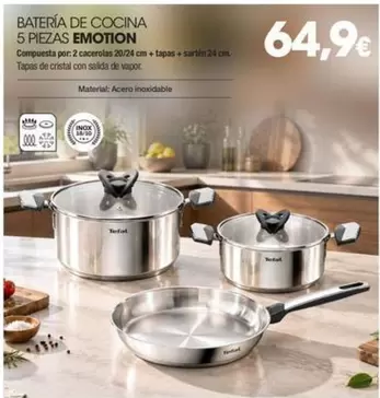 emotion - Batería De Cocina 5 Piezas