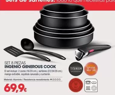 Ingenio - Set 8 Piezas  Generous Cook